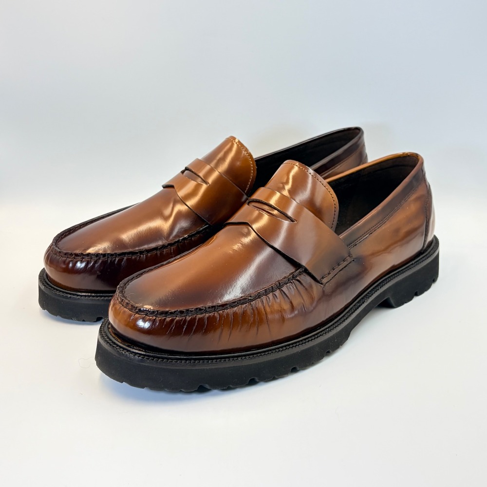 Cole Haan American Classics Penny Loafer Mens 13 Brown Leather Shoes Preppy NWOB